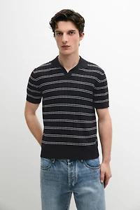 Pull rayé en coton