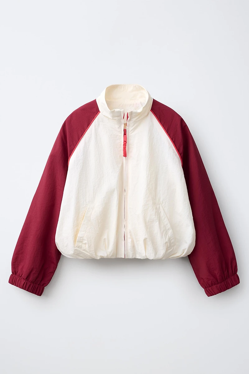 SPORTY COLOR BLOCK TECHNICAL JACKET