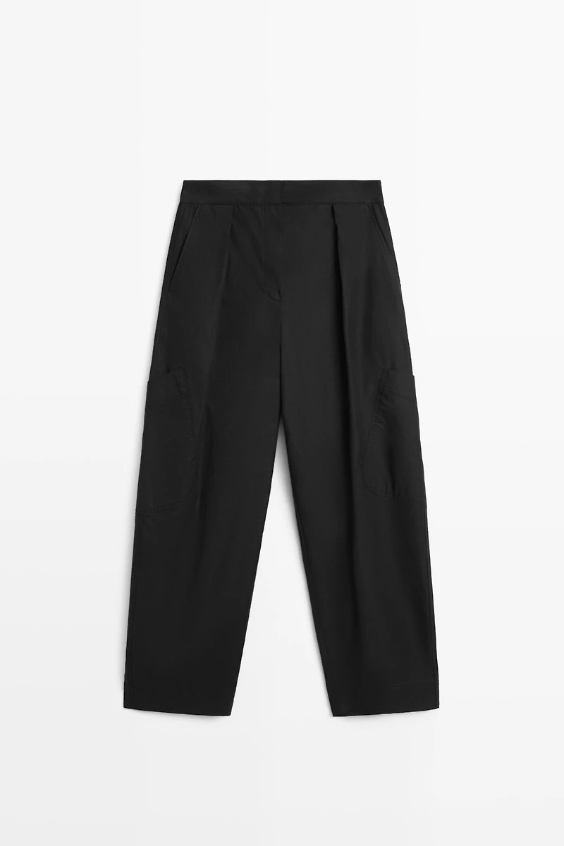 Barrel fit cargo pants