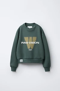 SWEAT À IMPRIMÉ INSCRIPTION