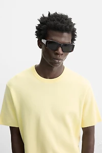 RELAXED FIT KNIT T-SHIRT