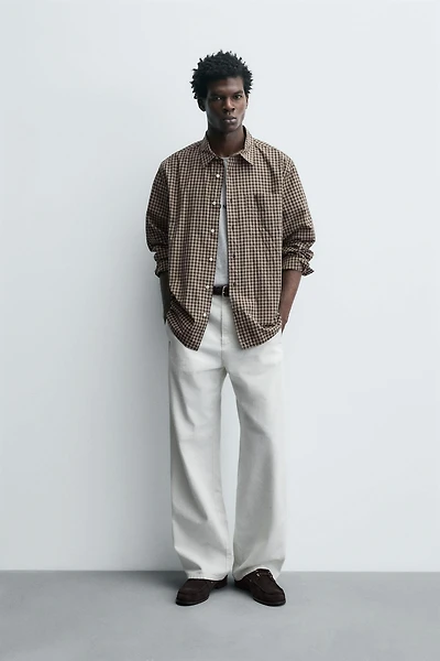 CHEMISE RELAXED FIT À CARREAUX