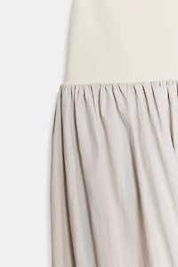 COMBINATION MIDI DRESS