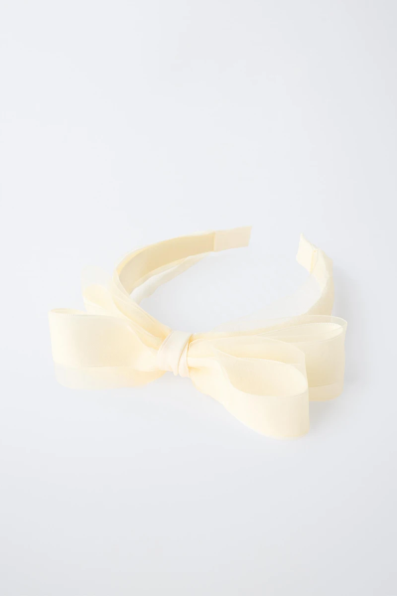 ORGANZA BOW HEADBAND