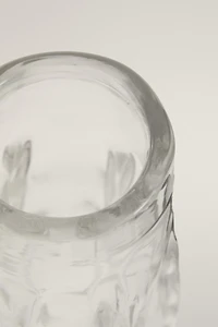 DECORATIVE GLASS VASE
