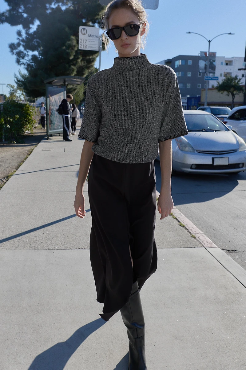ROBE MI-LONGUE BIMATIÈRE