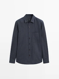 Relaxed fit check shirt