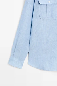 100% Linen Regular Fit Shirt