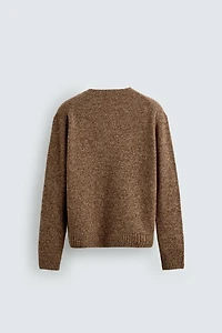 100% WOOL TEXTURED JUMPER