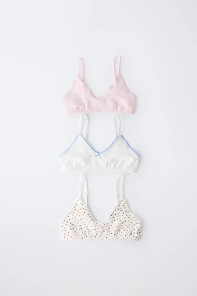 9-14 YEARS/ TWO-PACK OF FLORAL AND CHERRY TOPS