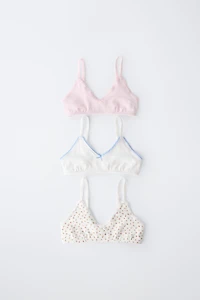 9-14 YEARS/ TWO-PACK OF FLORAL AND CHERRY TOPS