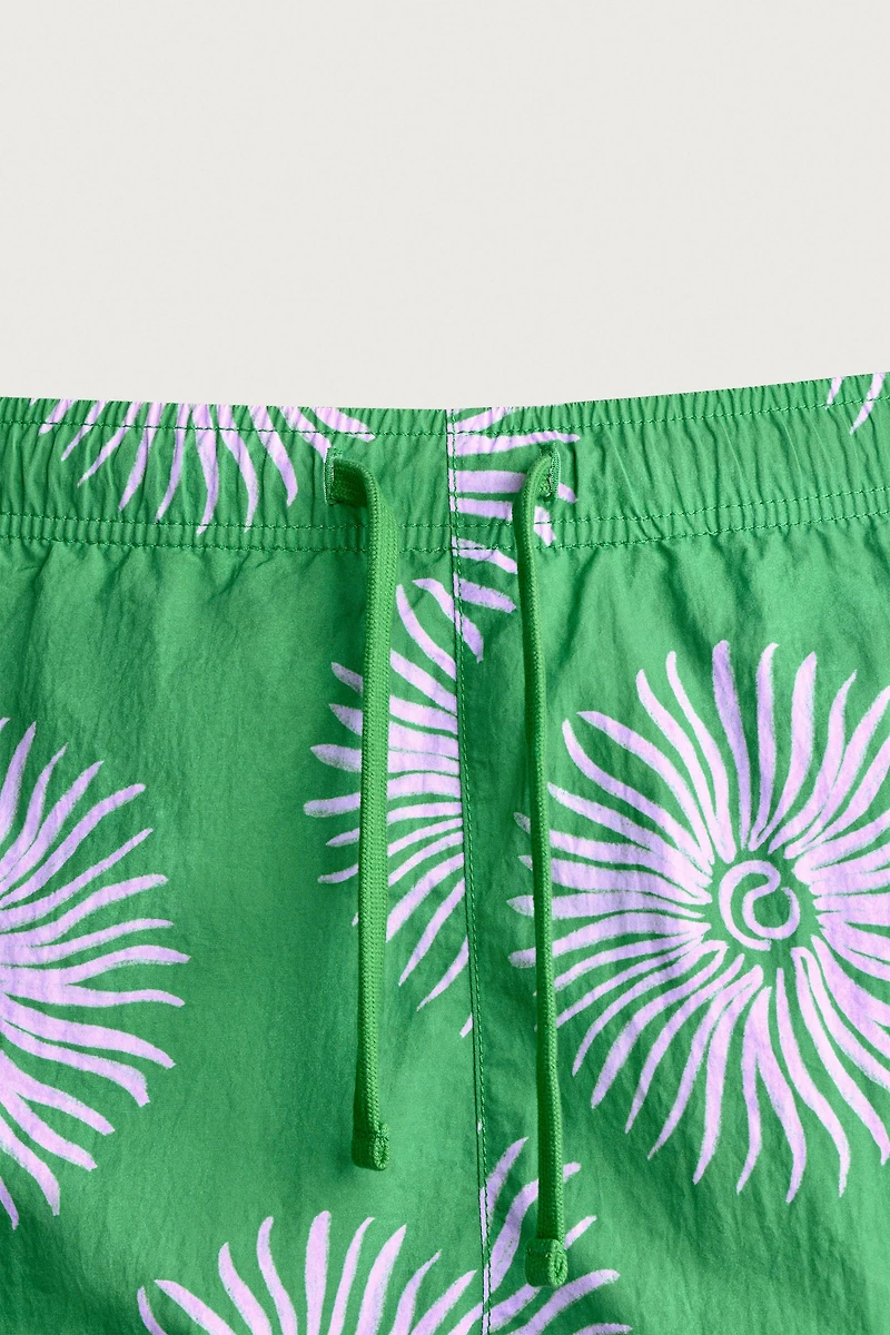 LONG JELLYFISH PRINT SWIMSUIT