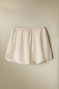 SHORT COTON BRODERIES