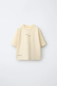 INTERLOCK TEXT T-SHIRT