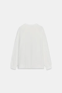 T-SHIRT OVERSIZE À MANCHES LONGUES