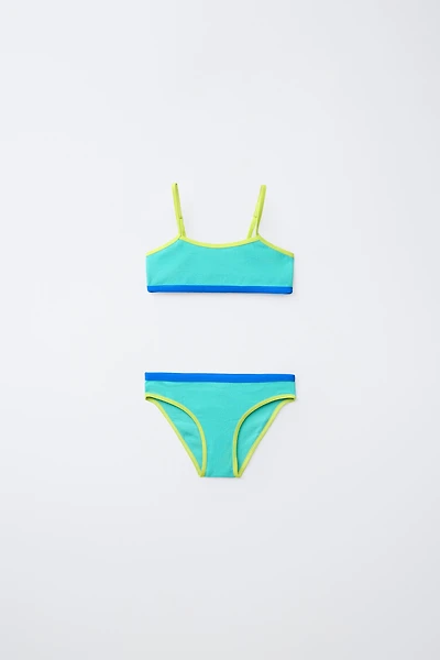 6-14 ANS/ BIKINI LISERÉS EN CONTRASTE