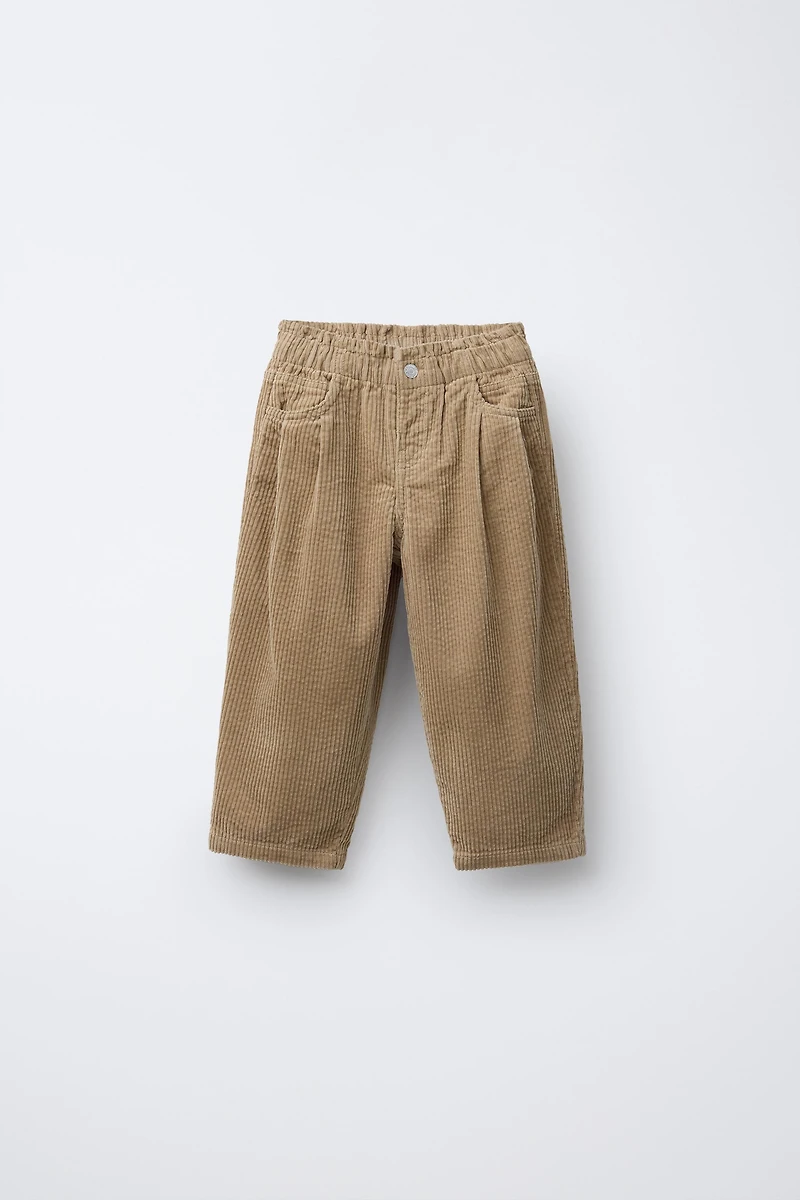 CORDUROY BAGGY PANTS