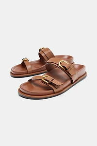SANDALS WITH BUCKLE DETAIL