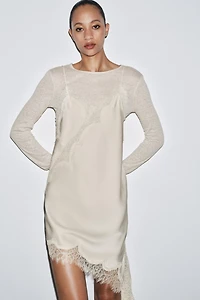 LONG SLEEVE T-SHIRT WITH LINEN