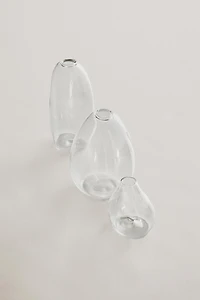 SMALL IRREGULAR GLASS VASE