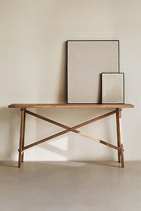 CONSOLE EN BOIS ORME
