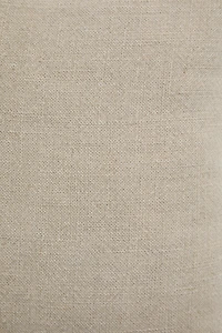 LINEN THROW PILLOW COVER WITH BACKSTITCHING