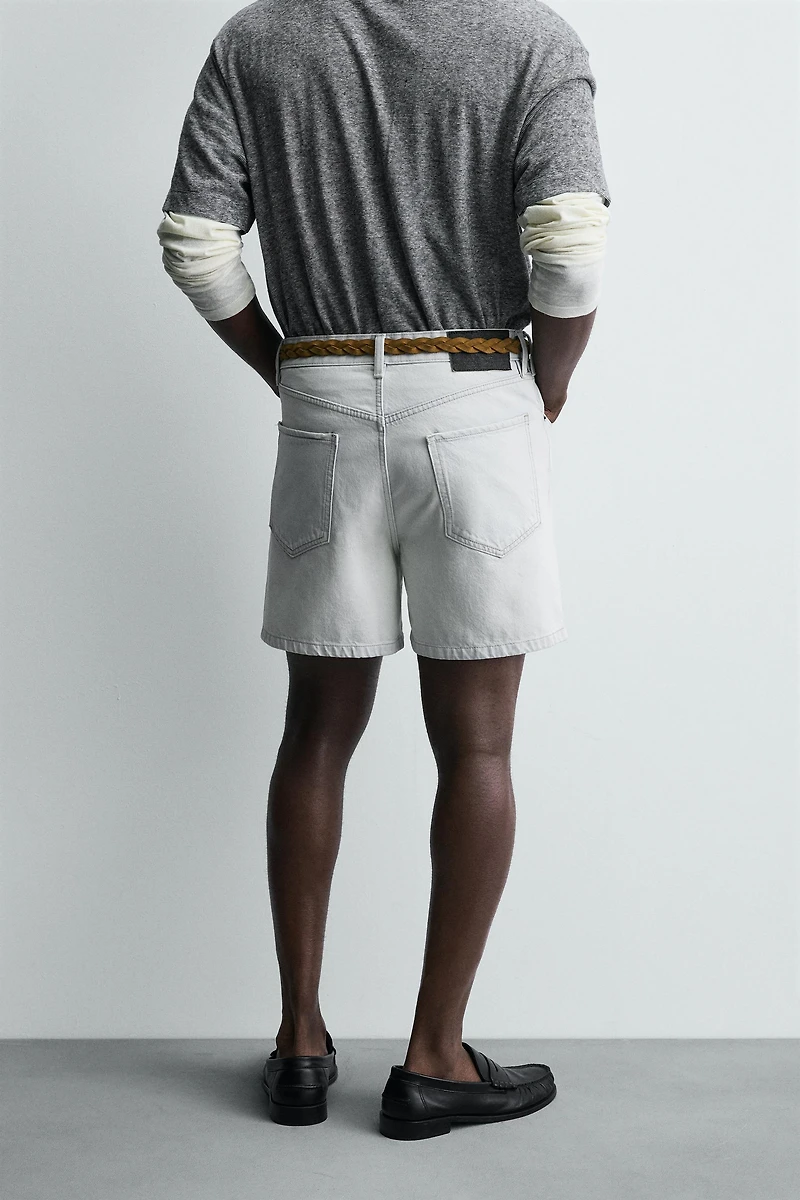 SHORT EN DENIM REGULAR FIT