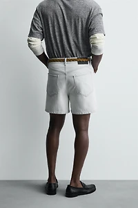 SHORT EN DENIM REGULAR FIT