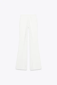 PANTALON EN CRÊPE ÉVASÉ
