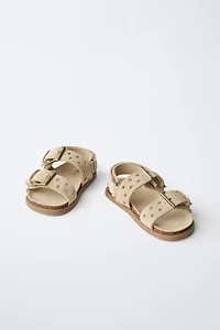 STAR LEATHER SANDALS