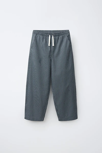 STRIPED BAGGY PANTS