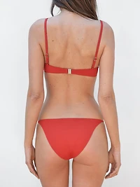Bikini bottoms with thin straps