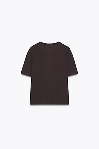 CUT-OUT KNIT TOP