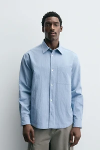 CHEMISE STRUCTURÉE À POCHE