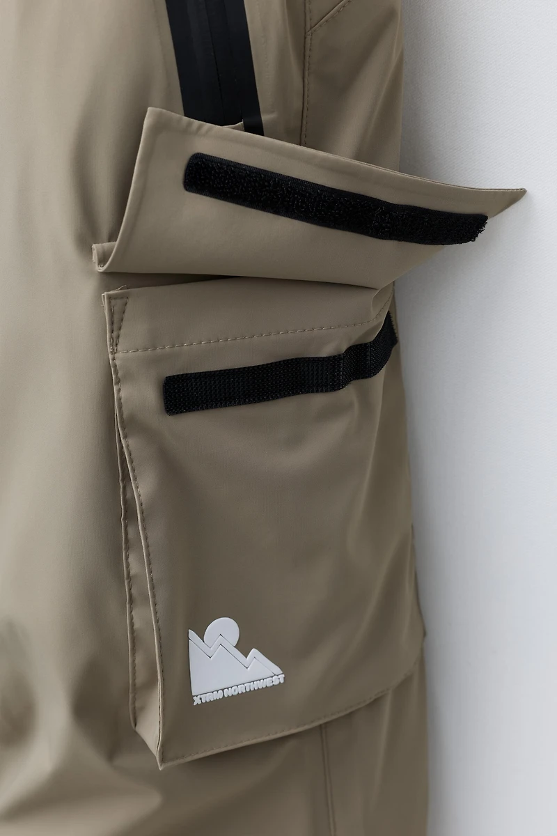 WATERPROOF AND WINDPROOF BRACE SKI PANTS WITH RECCO® SYSTEM