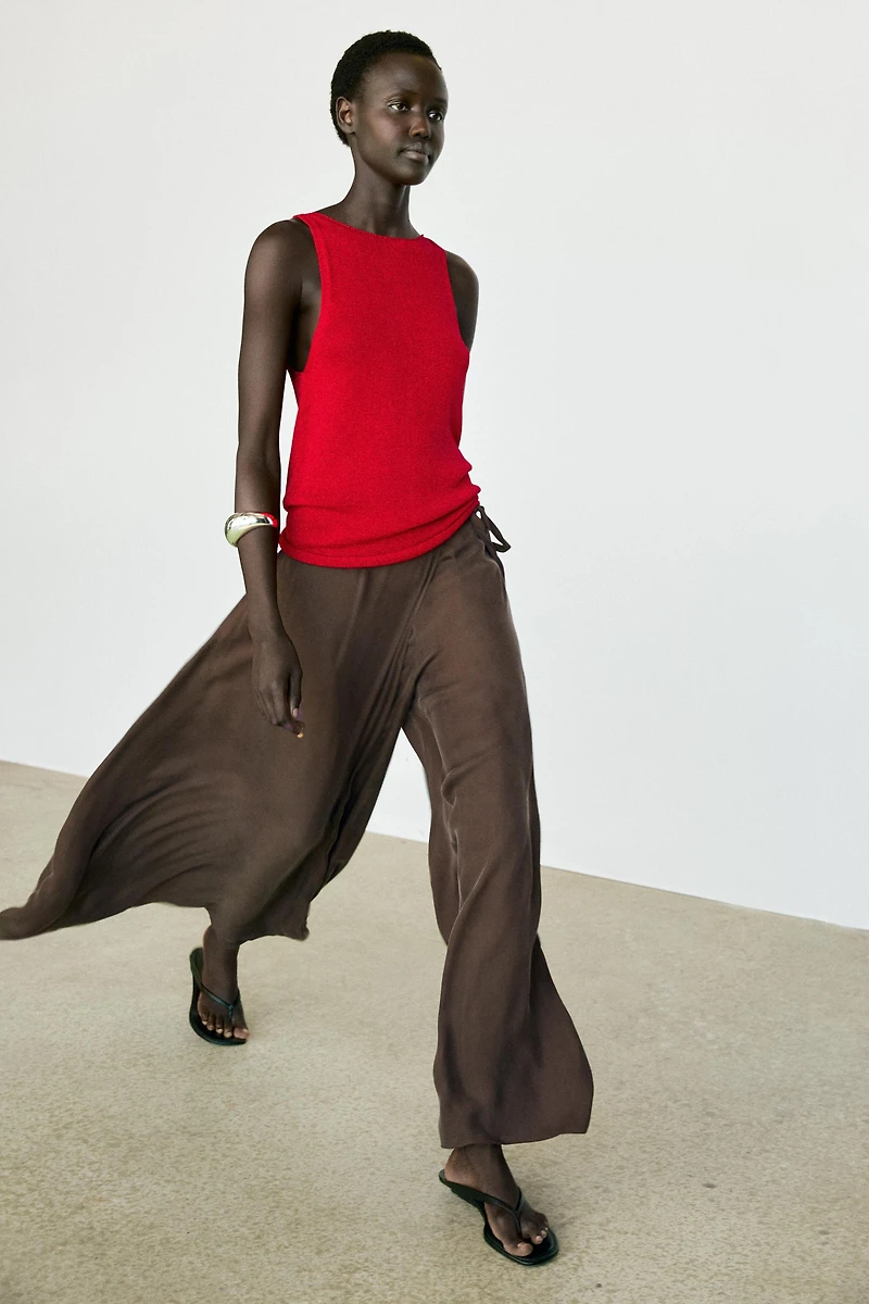 Jupe-culotte fluide