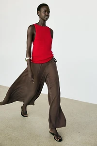 Jupe-culotte fluide
