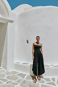 MIDI STRAPLESS JUMPSUIT