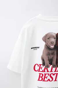 DOG PRINT T-SHIRT