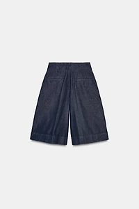 LONG PLEATED SHORTS