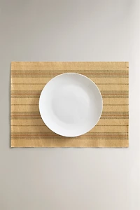 SET DE TABLE RAYURES (LOT DE 2)