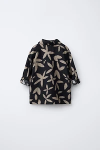 LEAF PRINT SHIRT