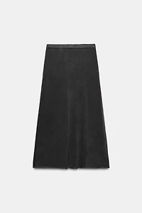 KNIT MIDI SKIRT