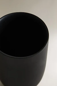 BLACK RESIN TOOTHBRUSH TUMBLER