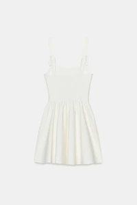 CORSET-STYLE VOLUMINOUS DRESS