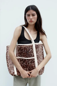 ANIMAL PRINT MAXI SHOPPER