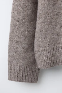 GILET EN MAILLE LISSE