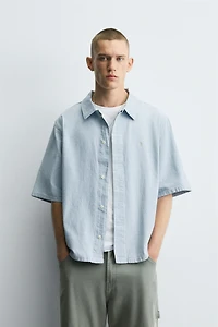 CHEMISE EN DENIM BRODÉ