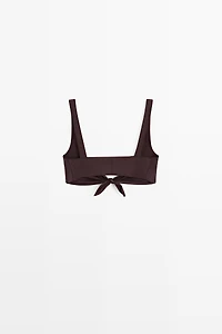 Haut de bikini brillant