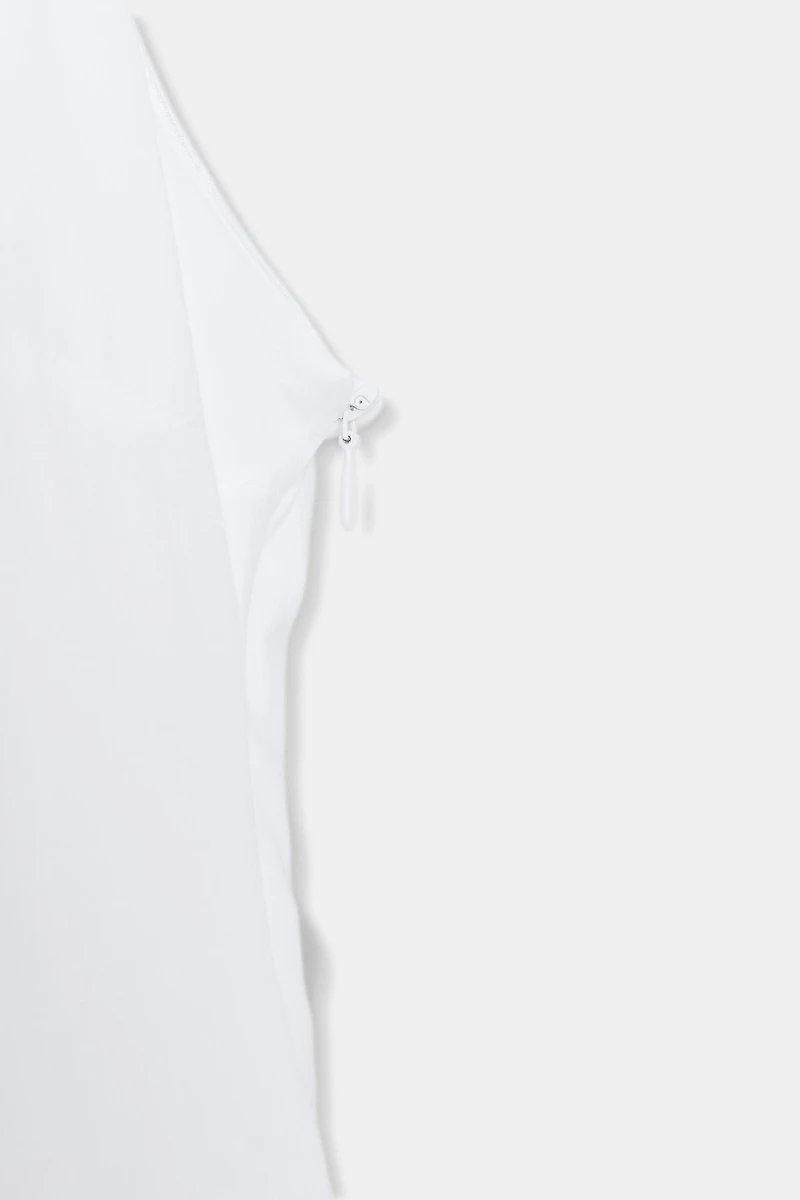 POPLIN HALTER DRESS